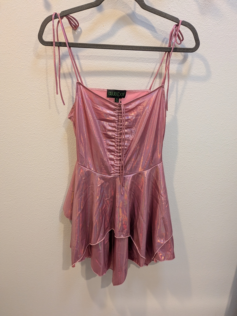 NWT Club Exx F is for Fairies Handkerchief Dress Pink M